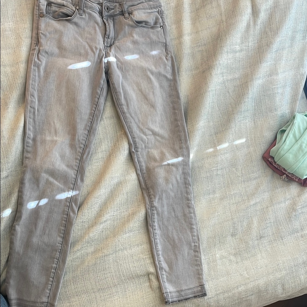 Articles Of Society Light Gray skinny stretch denim